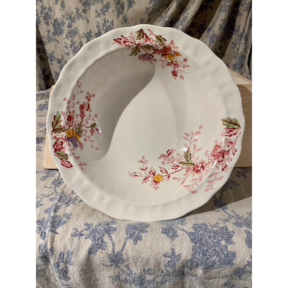 Ridgway Ironstone "English Garden" 4424 9" Serving Bowl